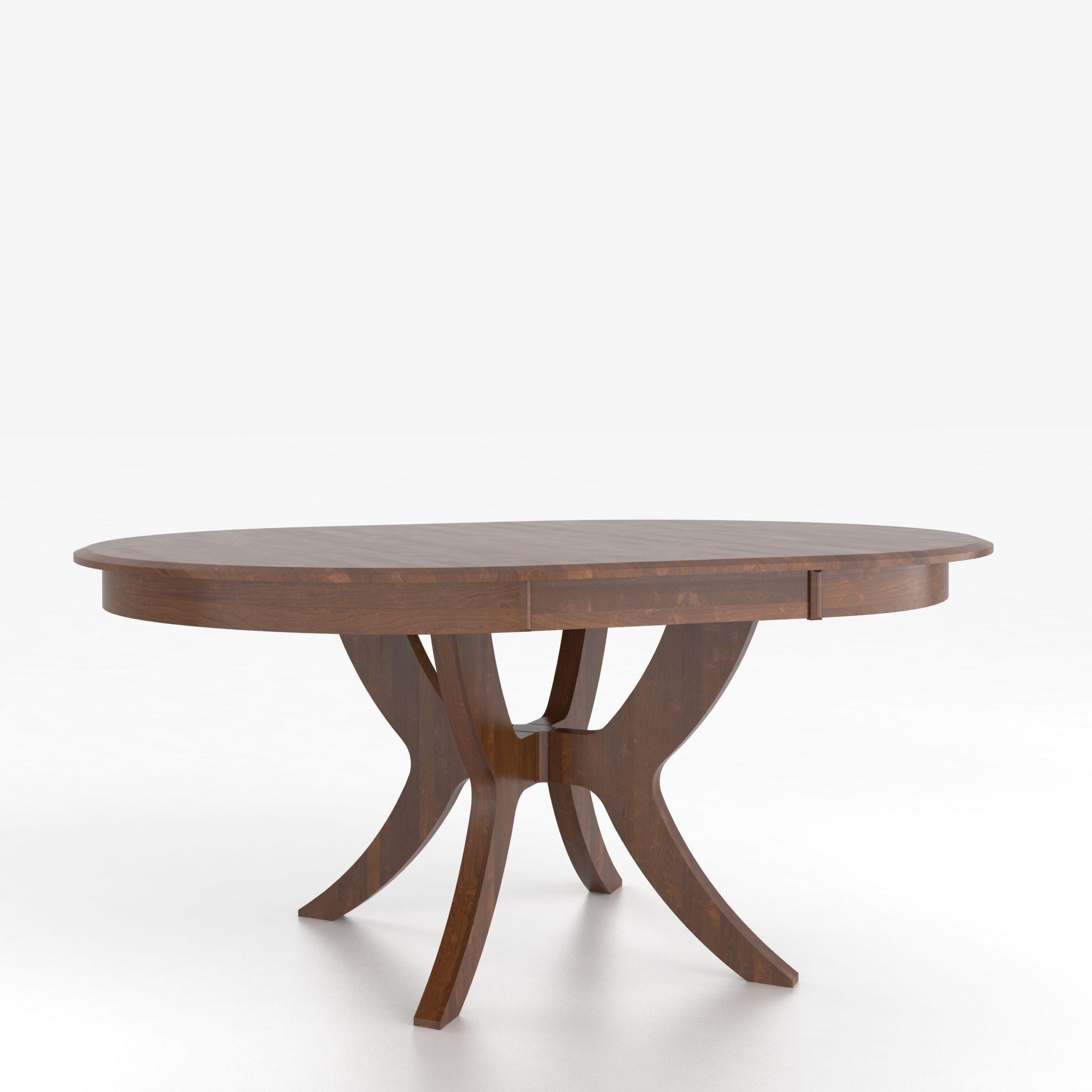 Canadel Custom Dining Tables Customizable Round Table with Pedestal